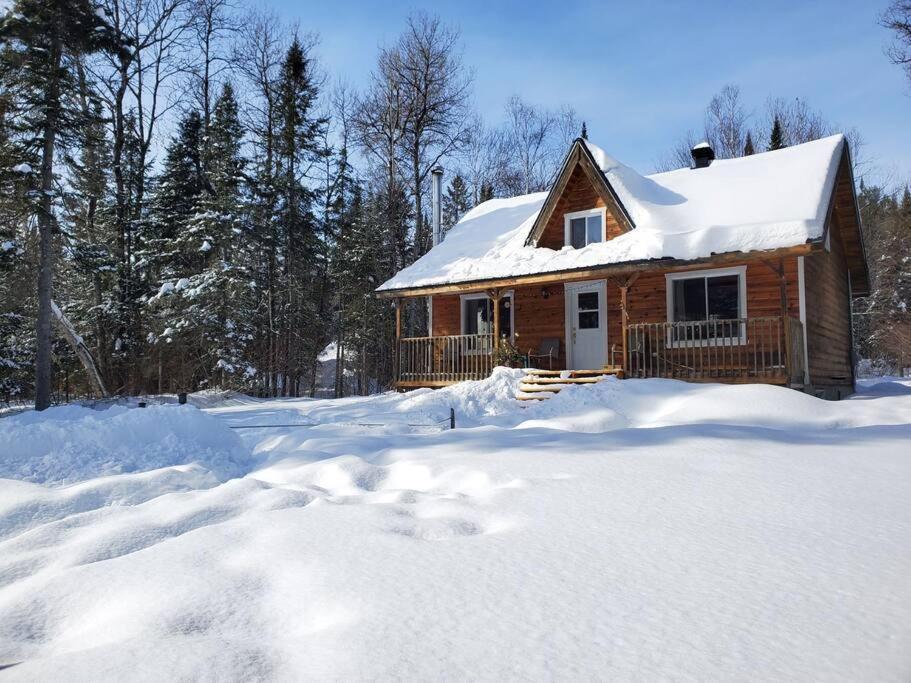 Chalet Riviere - Bord De Riviere - Romantique Saint-Alexis-des-Monts Εξωτερικό φωτογραφία