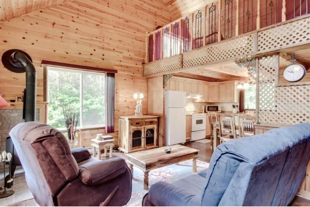 Chalet Riviere - Bord De Riviere - Romantique Saint-Alexis-des-Monts Εξωτερικό φωτογραφία