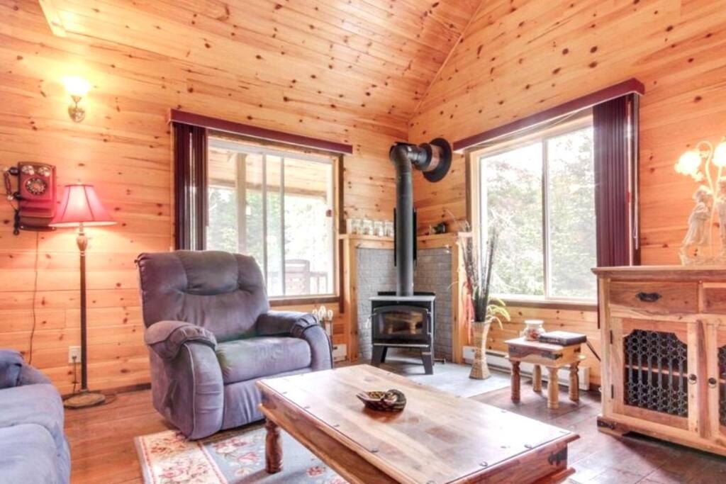 Chalet Riviere - Bord De Riviere - Romantique Saint-Alexis-des-Monts Εξωτερικό φωτογραφία